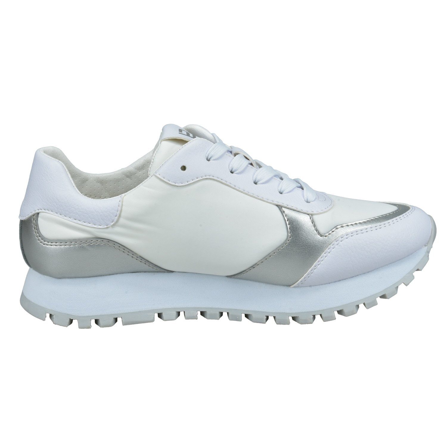 BAGATT Siena weiss/elfenbein/silber Damen Sneaker – Bild 5 von 5