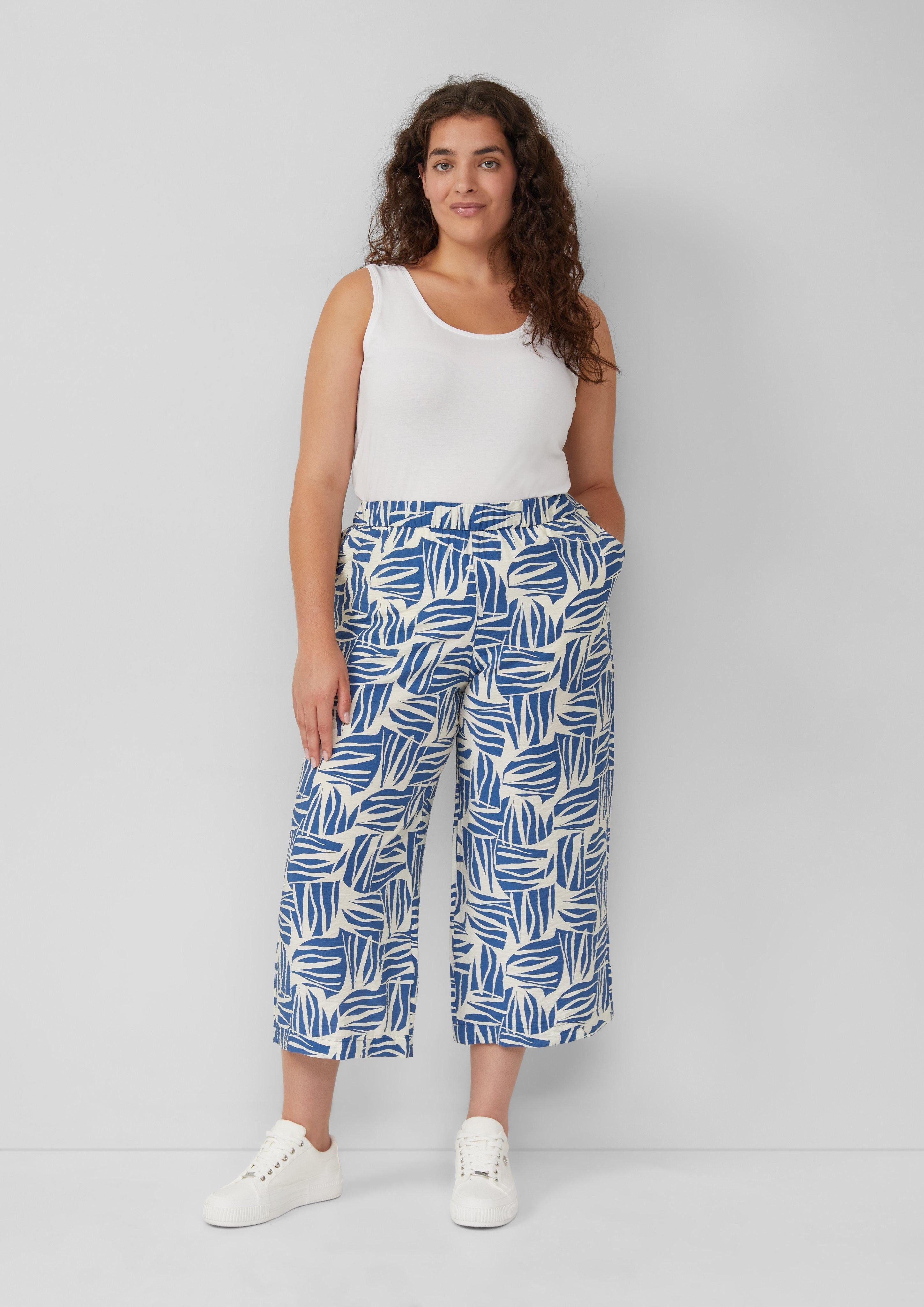 s.Oliver Stoffhose Culotte aus Viskosemix mit günstig online kaufen