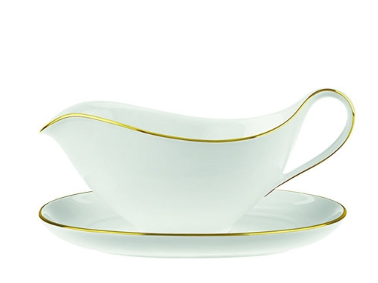 Villeroy & Boch Sauciere Signature Anmut Gold Sauciere 2tlg, Premium Porcelain, (Saucieren)