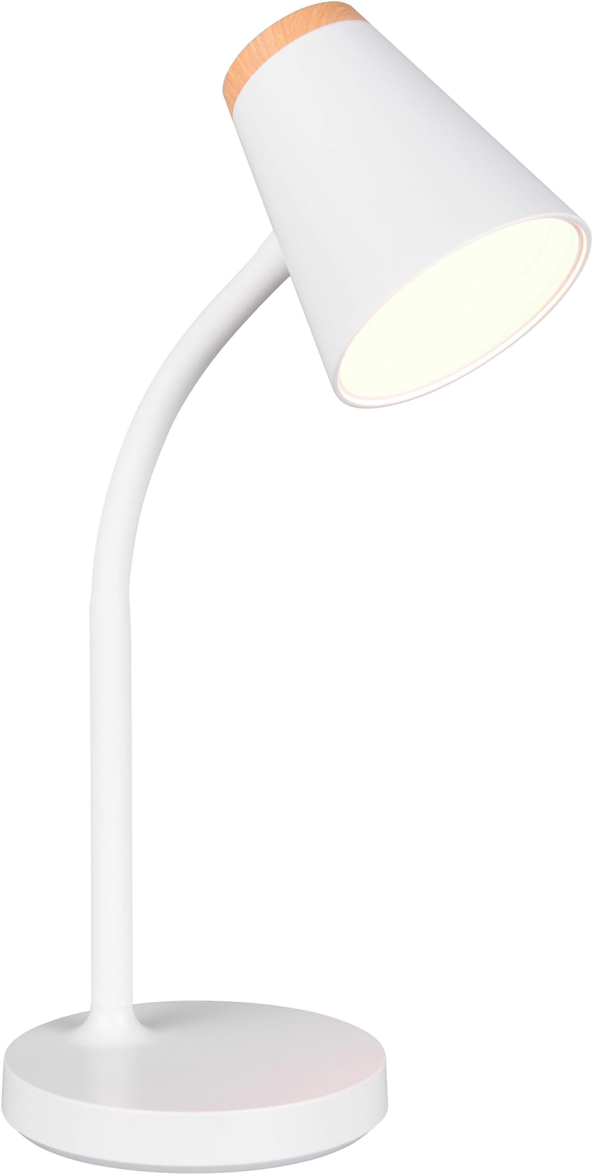 Reality Leuchten LED Tischleuchte PONGO, LED Tischleuchte m. Kippschalter, günstig online kaufen