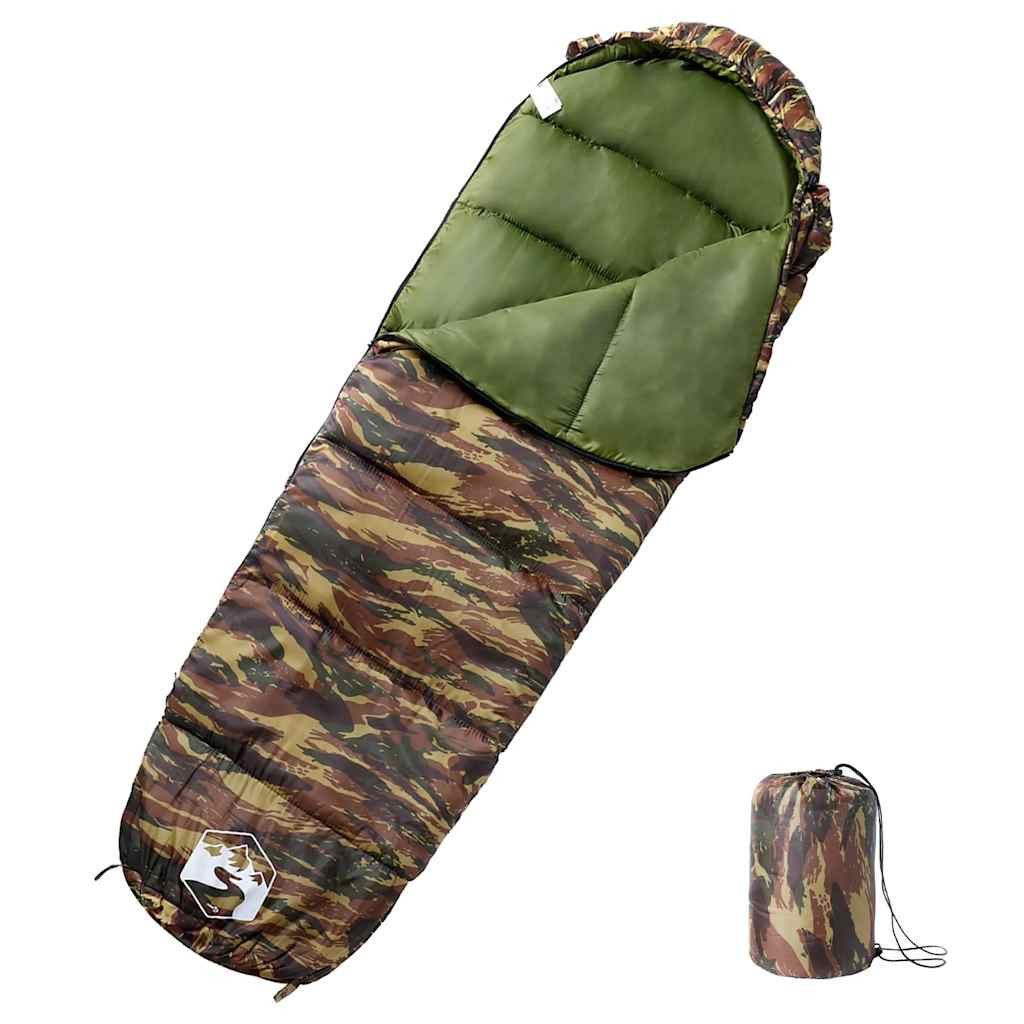 vidaXL Schlafsack Mumienschlafsack für Erwachsene Camping 3 Jahreszeiten (1 tlg)
