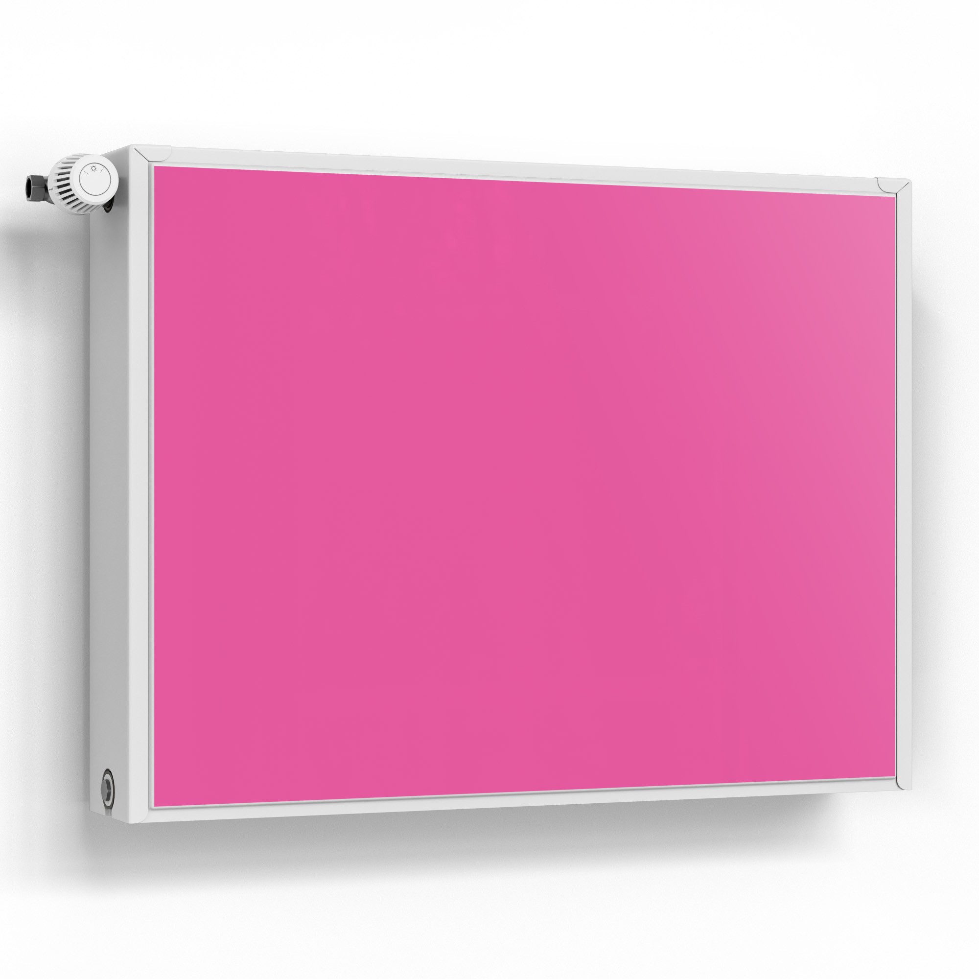 DEQORI Magnetfolie 'Unifarben - Rosa', beschreibbar Heizung Magnetmatte magnetisch Magnetfolie