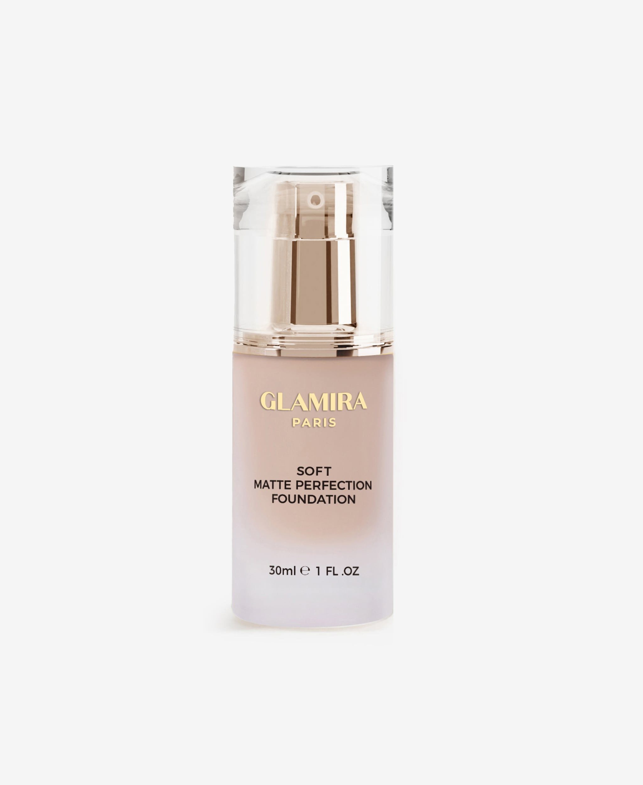 GLAMIRA Foundation Soft-Matte Perfektions-Foundation #3, 1-tlg., mattierendes Finish, leichte Textur