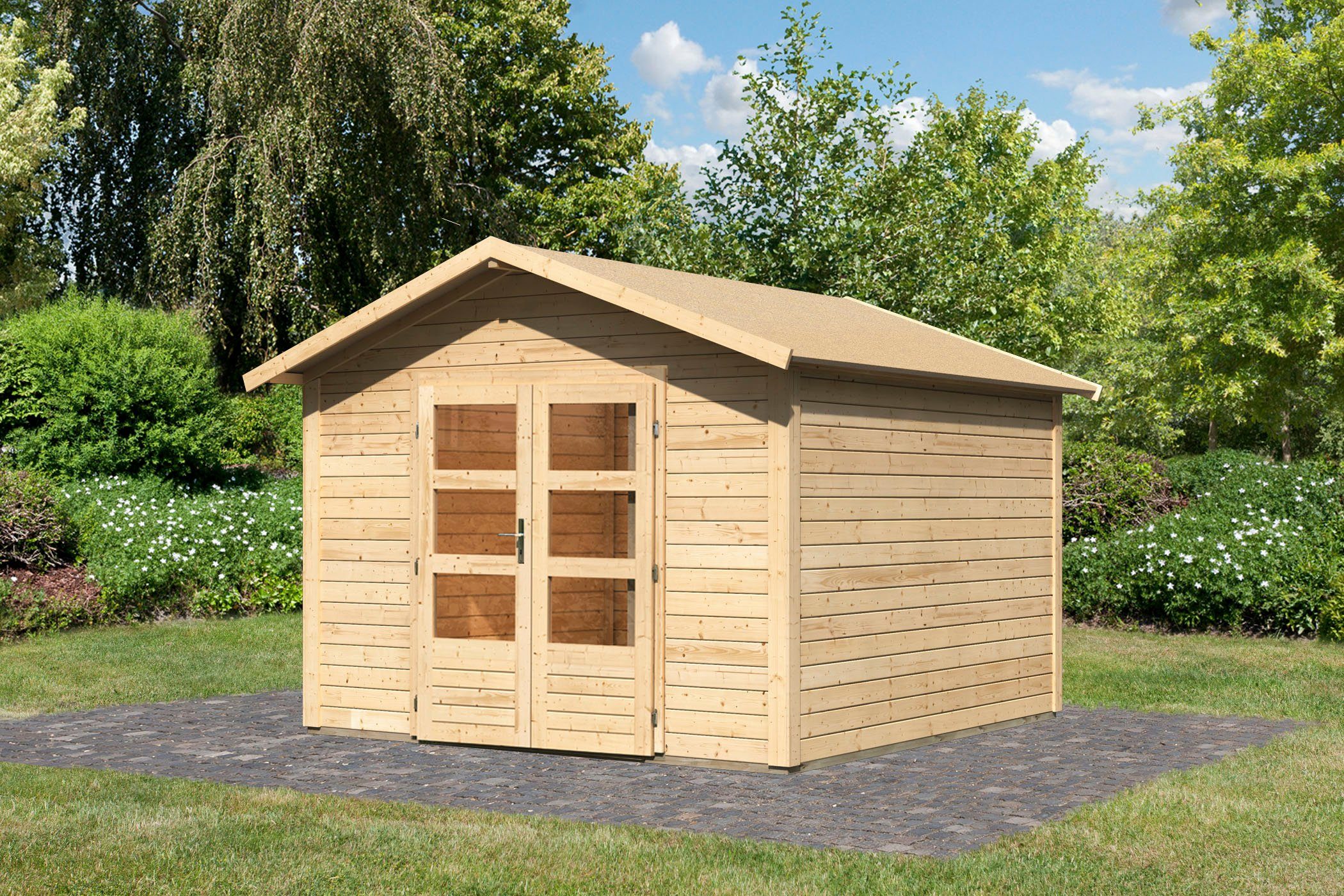 Karibu Gartenhaus Talkau 8, BxT: 330x330 cm
