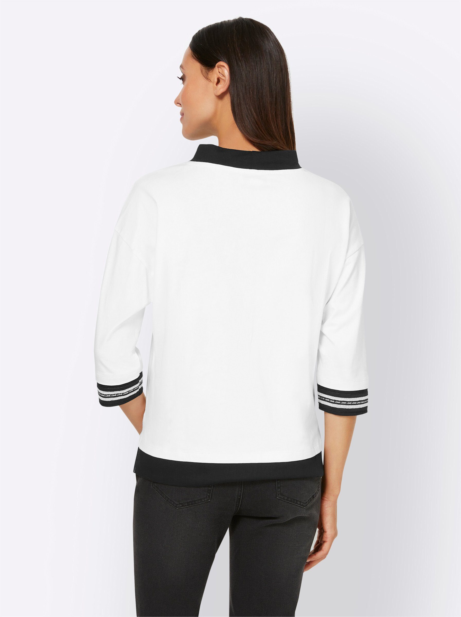 heine T-Shirt Stehkragenshirt . günstig online kaufen