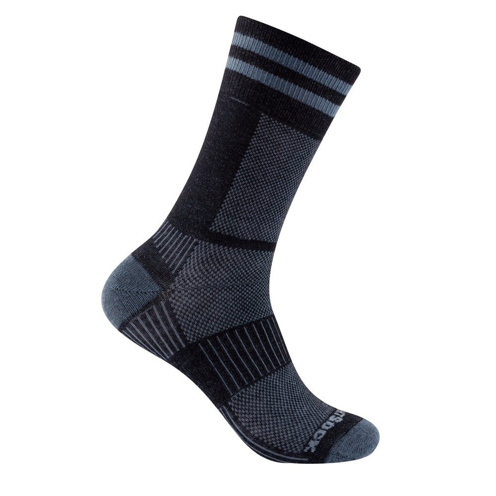 Wrightsock Sportsocken Crew Coolmesh II (dünn, atmungsaktiv, bequem) schwar günstig online kaufen