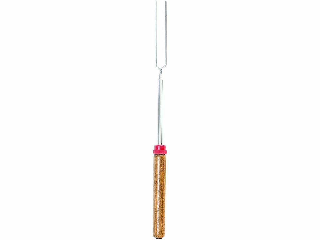 Grillspieß Teleskop Edelstahl GRILL SPIESS Grillzange Grillspiess XXL GRILLGABEL