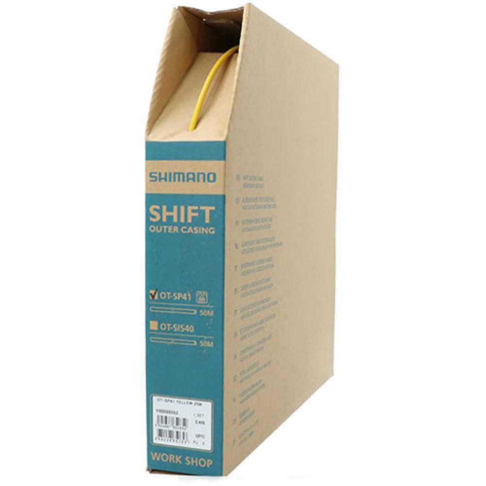 Shimano Schaltzug SHIMANO Schaltzugaußenhülle OT-SP41 25 m Schaltzugaußenhülle, Gelb