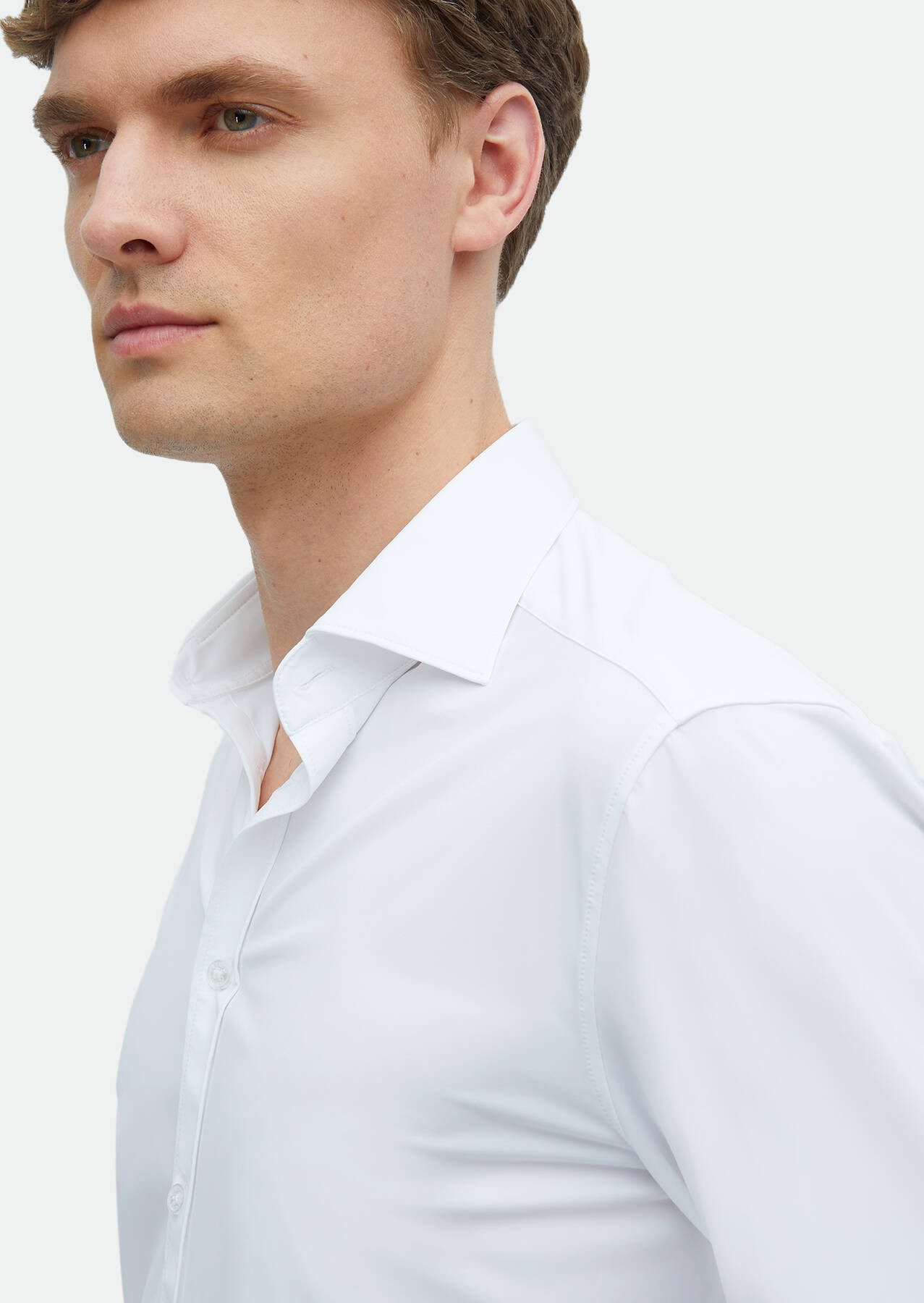 RAMSEY T-Shirt Schlichtes, gewebtes, klassisches Hemd mit normaler Passform