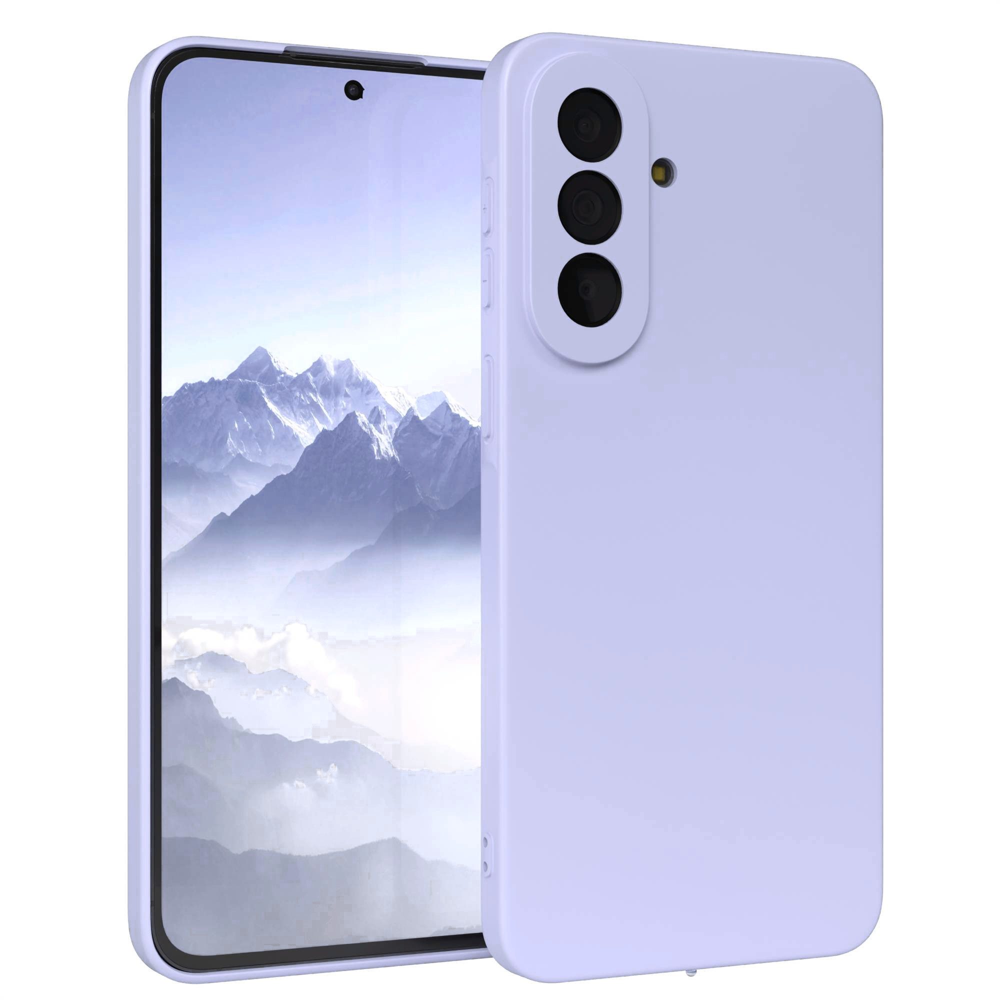 EAZY CASE Handyhülle TPU Hülle für Samsung Galaxy A57 6,7 Zoll, Silikonhülle stoßfest Smart Slimcover Case Dünn Blau Lila