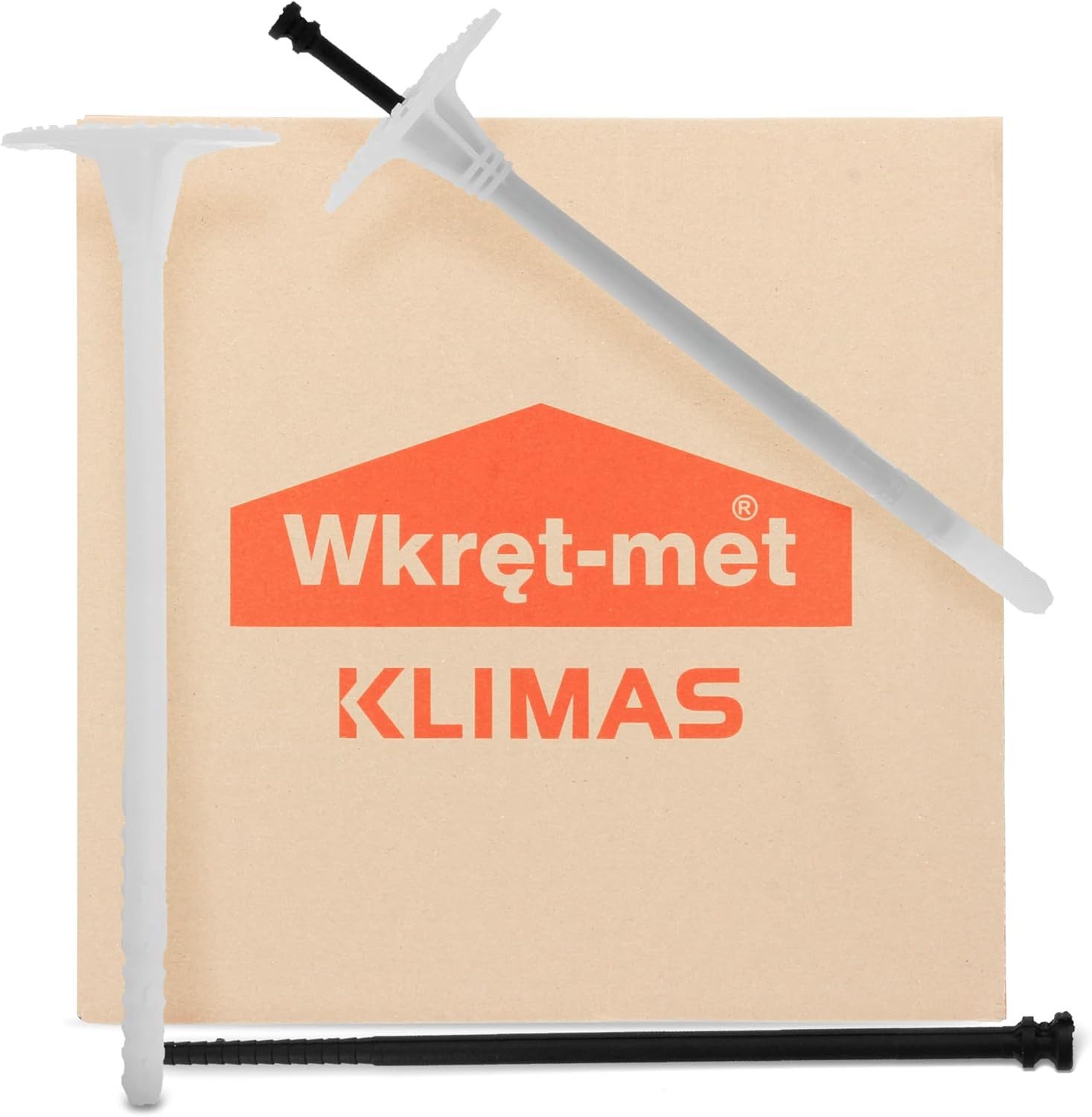 Klimas Dämmstoffdübel LTX mit Kunststoffnagel, (200-tlg)