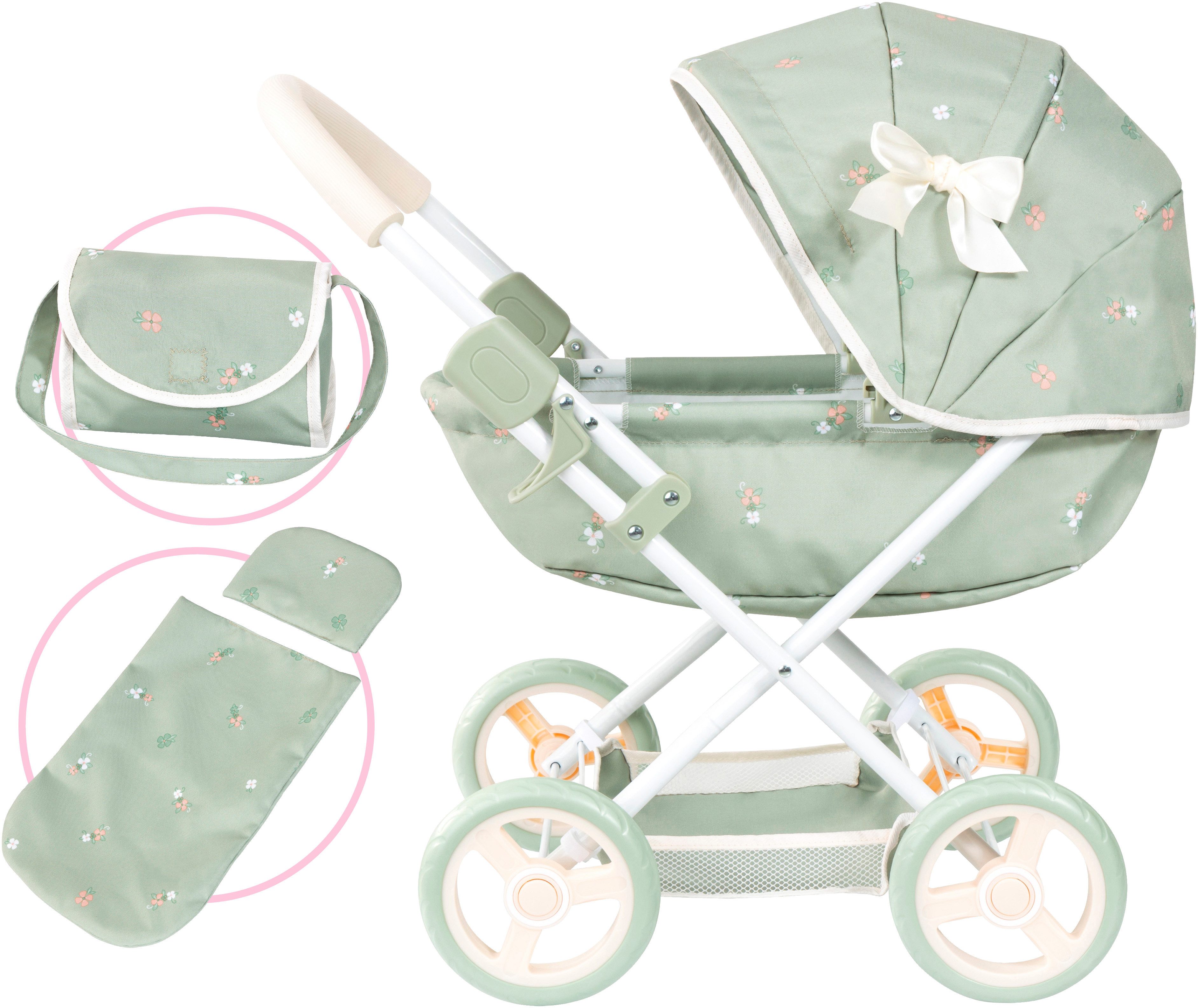 Bayer Puppenwagen Cosy, mit Wickeltasche