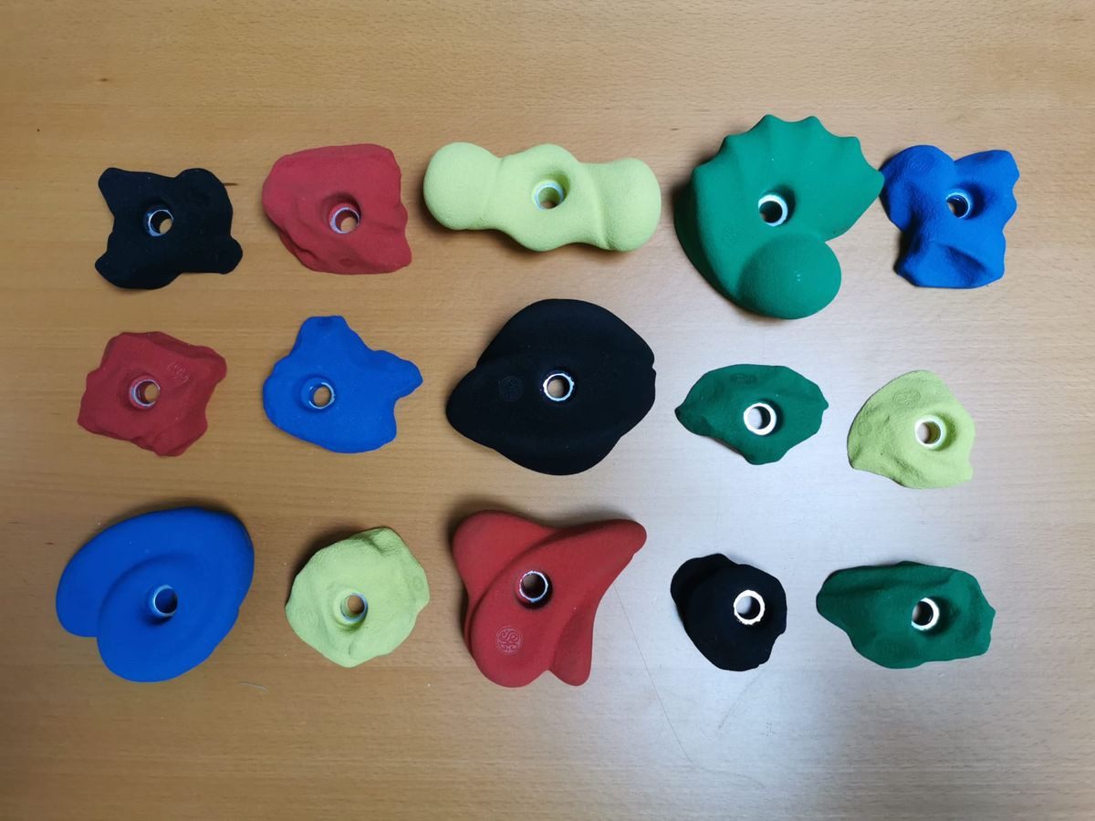 KS Klettergriffe Kletterwand Klettergriffe Set Mittel 3 - KS Klettergriffe