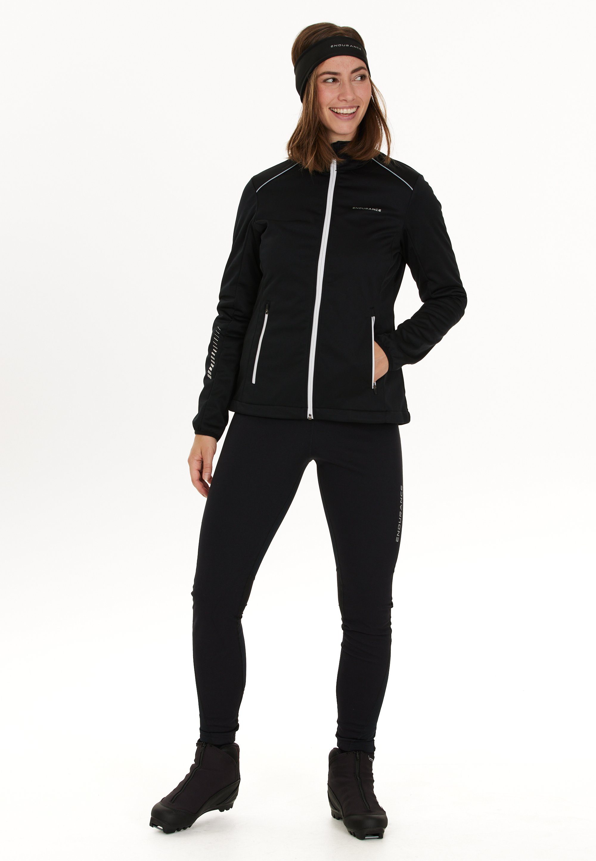 ENDURANCE mit und Funktion wasser- Zora schwarz winddichter Softshelljacke