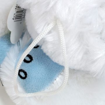 BEMIRO Tierkuscheltier Eisbär Kuscheltier liegend schlafend "Yorick" - ca. 25 cm