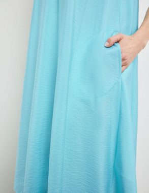 GERRY WEBER Midikleid Ärmelloses Kleid mit Faltendetail