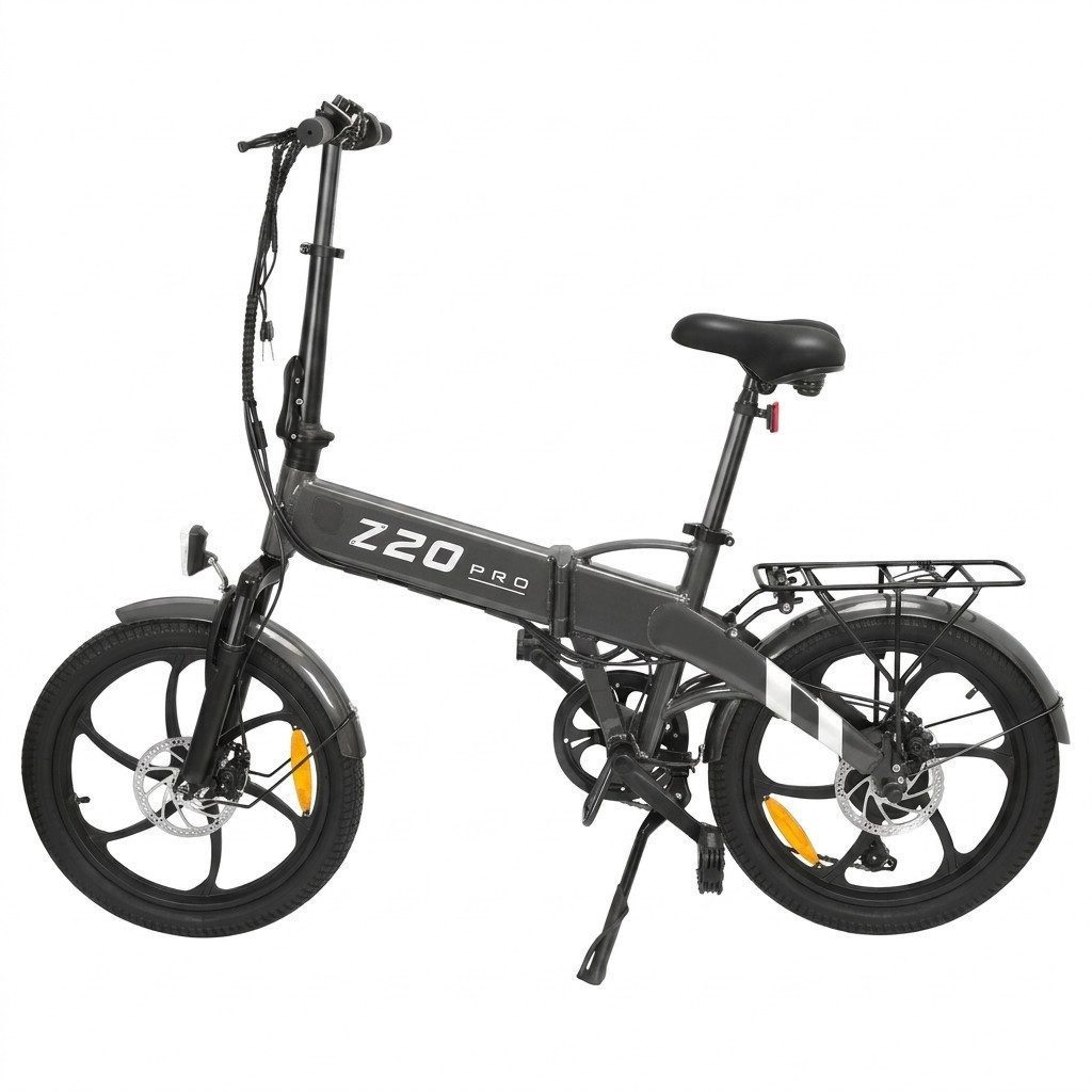 kowdom E-Bike Pedelec E-Klapprad 20 Zoll 250W 36V 10,4Ah Shimano 6-Gang, 6 Gang, Kettenschaltung, Bürstenloser Motor, 374 Wh, (Komplettrad)