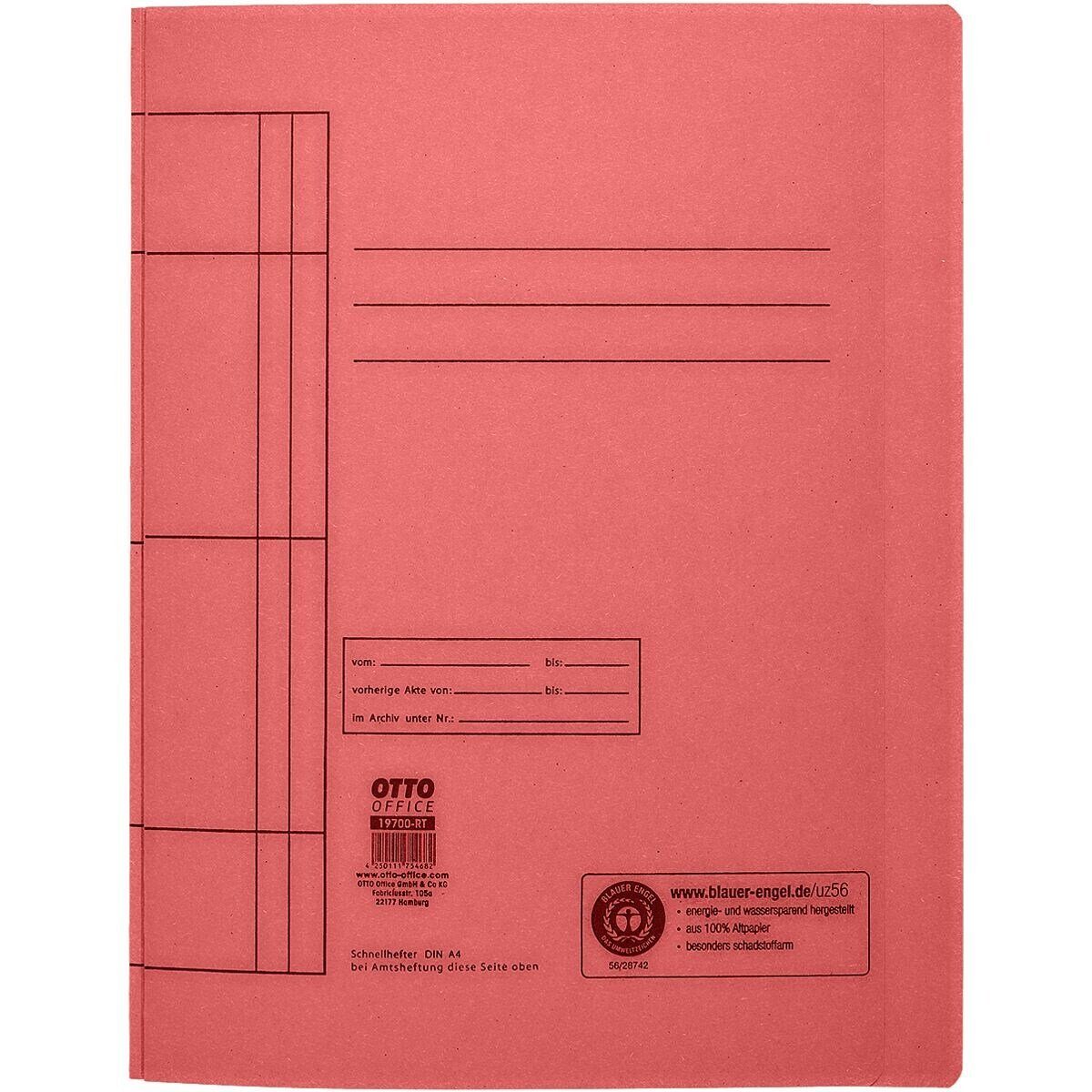 Otto Office Hefter, aus Recyclingkarton, Format DIN A4, bis 250 Blatt