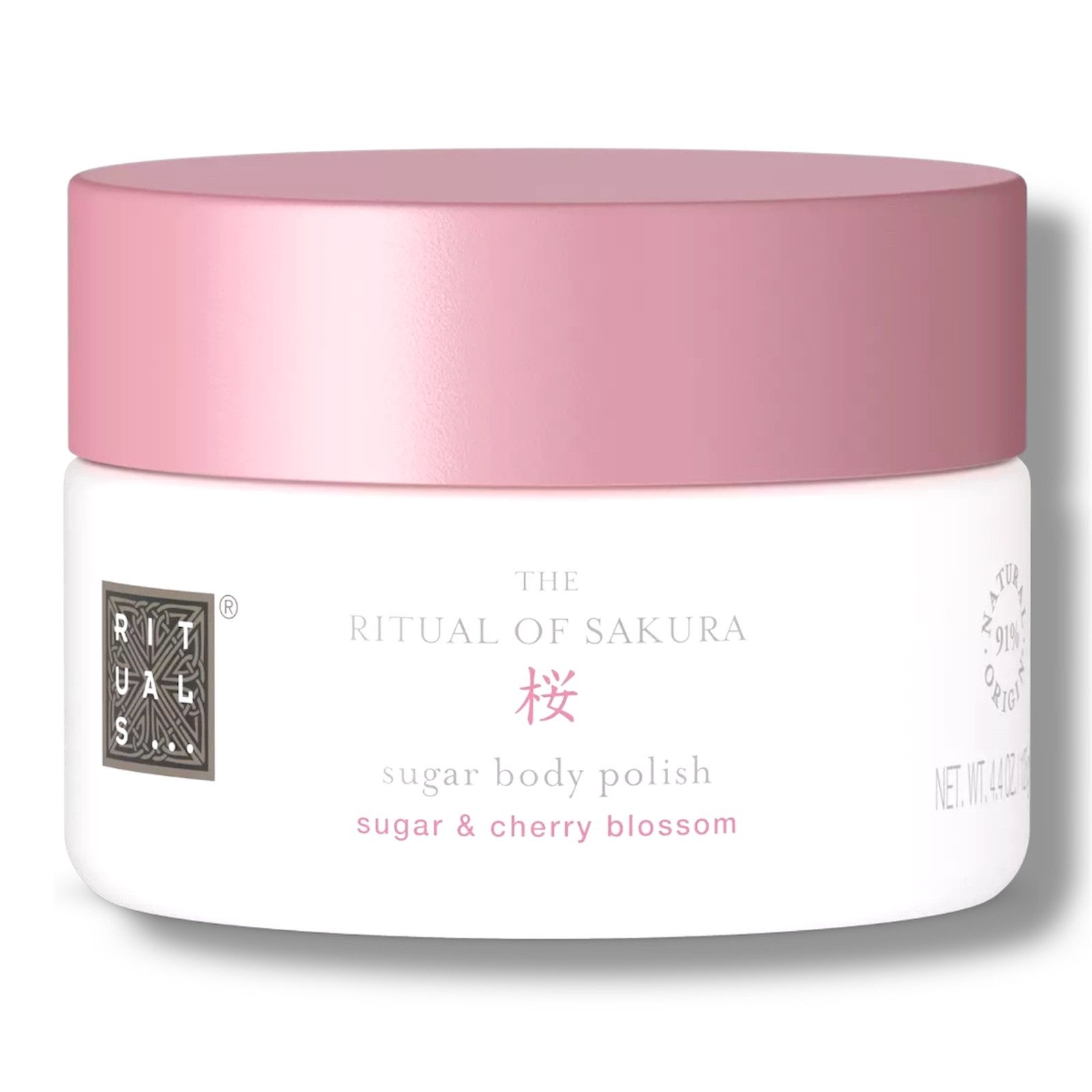 Rituals Körperpeeling 125g The Ritual of Sakura Body Scrub 125g, Erfrischender Duft von Kirschblüte und pflegender Reismilch