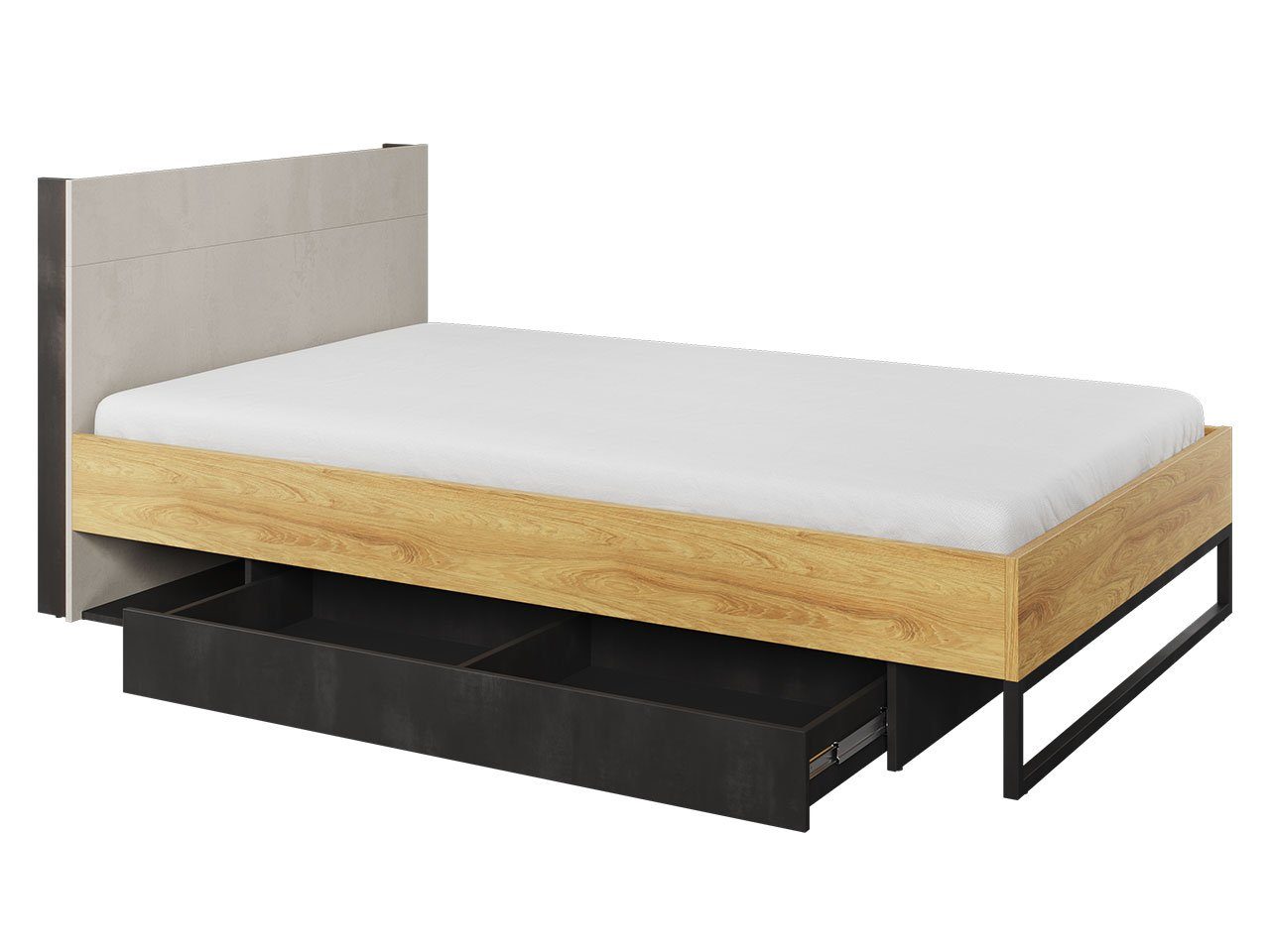 MIRJAN24 Jugendbett Teen Flex 120 TF-17 (mit Bettschublade, Lattenrost), Me günstig online kaufen