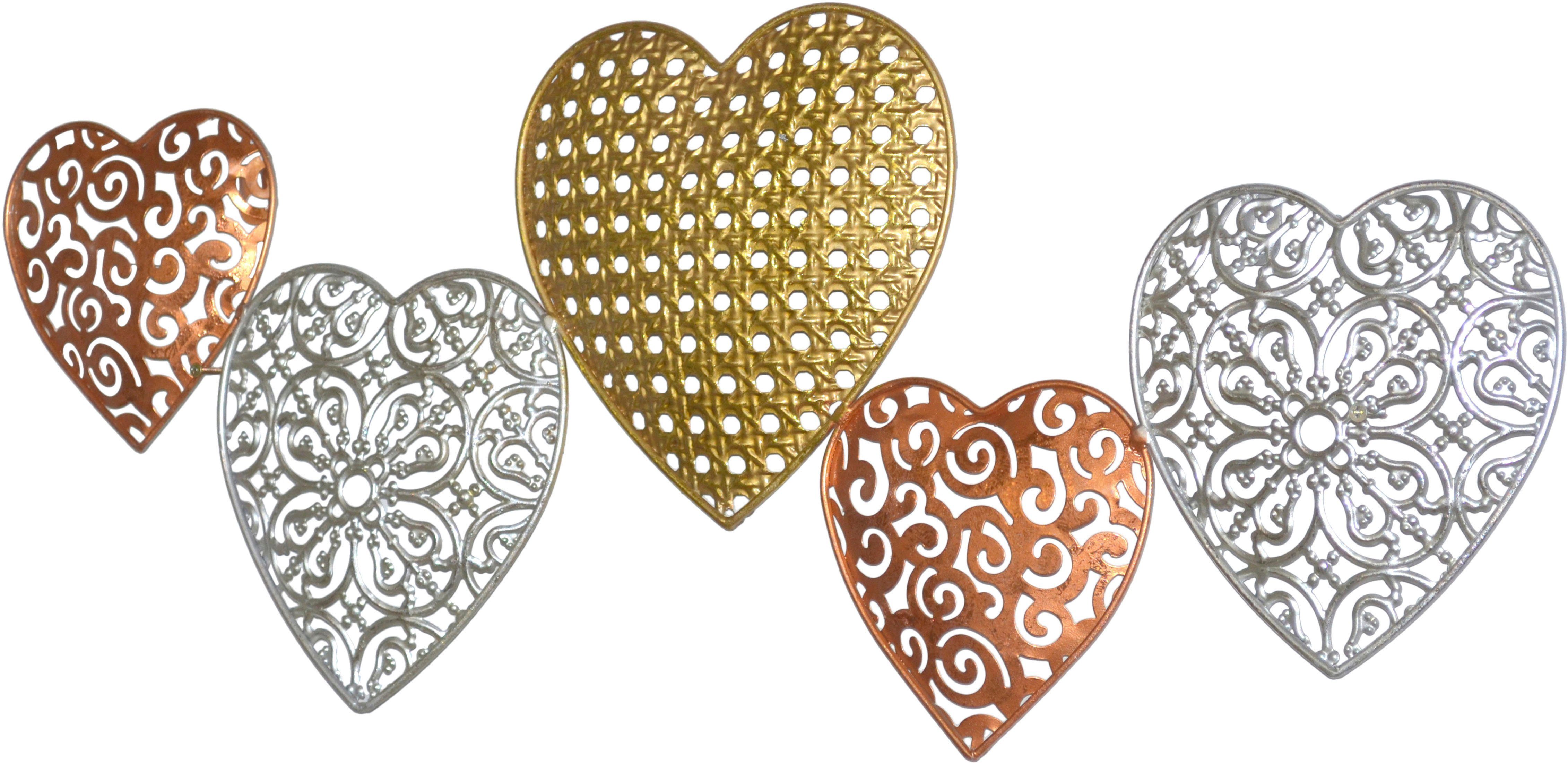 HOFMANN LIVING AND MORE Wanddekoobjekt Wanddekoration (1 St), romatische De günstig online kaufen