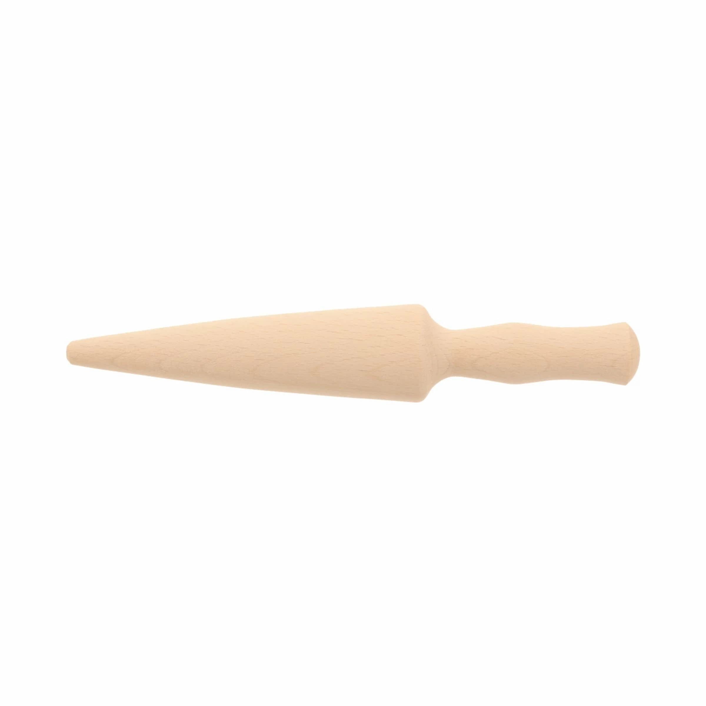 Gravidus Waffelplatten Holz Waffelhorn Waffelformer Hörnchen Waffeln formen 24 cm