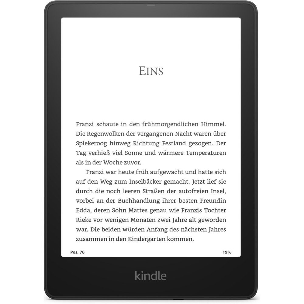 Amazon Kindle Paperwhite Signature Edition - eBook-Reader - schwarz E-Book  (6,8 Zoll", Android)