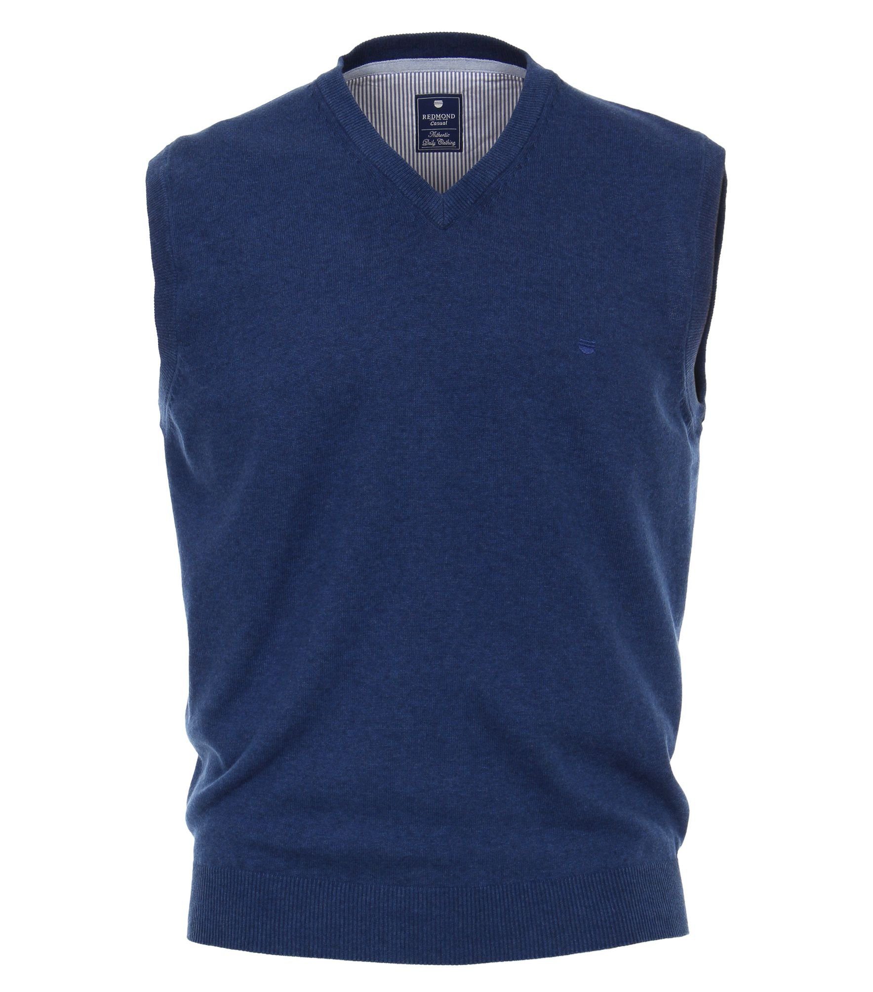 Redmond V-Ausschnitt-Pullover Pullunder Blau(12)