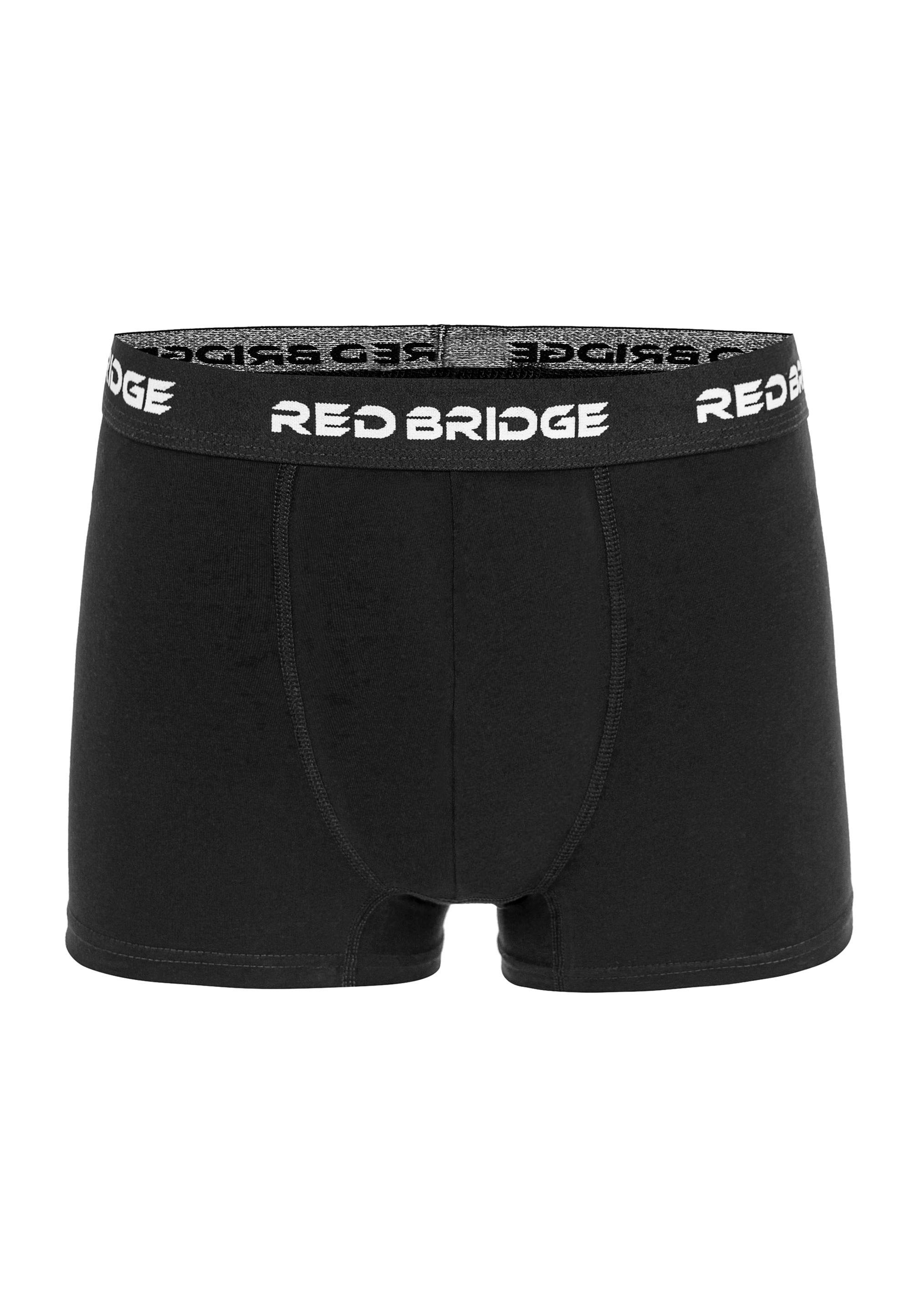 RedBridge Boxershorts 6er-Pack Bequeme Unterwäsche mit elastischem Bund (Set, 6er-Pack)