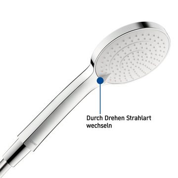 Duravit Handbrause DURAVIT Handbrause 3jet110 MinusFlow Duschbrause Duschkopf Regendusche, 3 Strahlarten