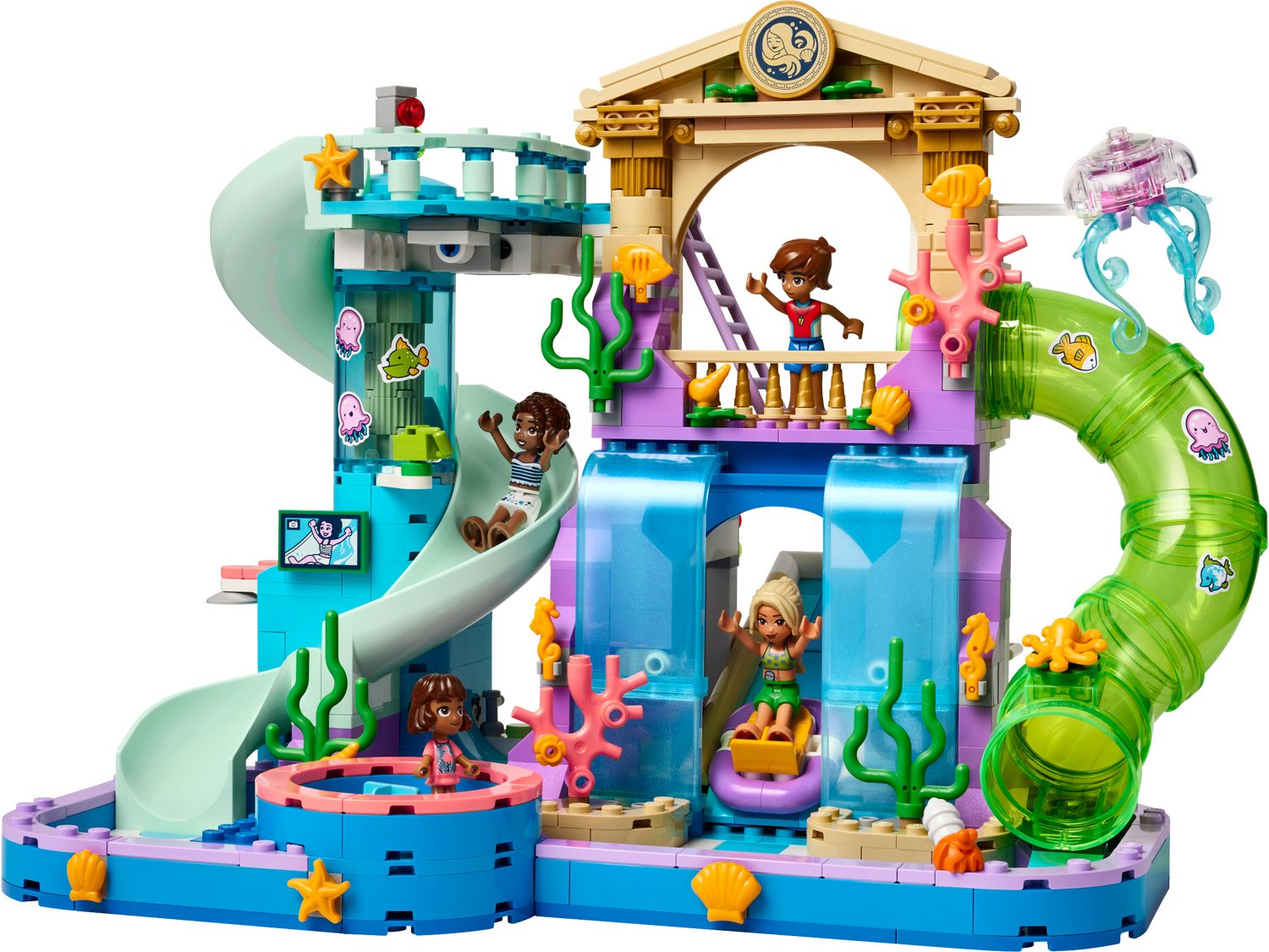 LEGO® Friends 42630 Heartlake City Wasserpark Spielbausteine, (Set, 814 St. günstig online kaufen
