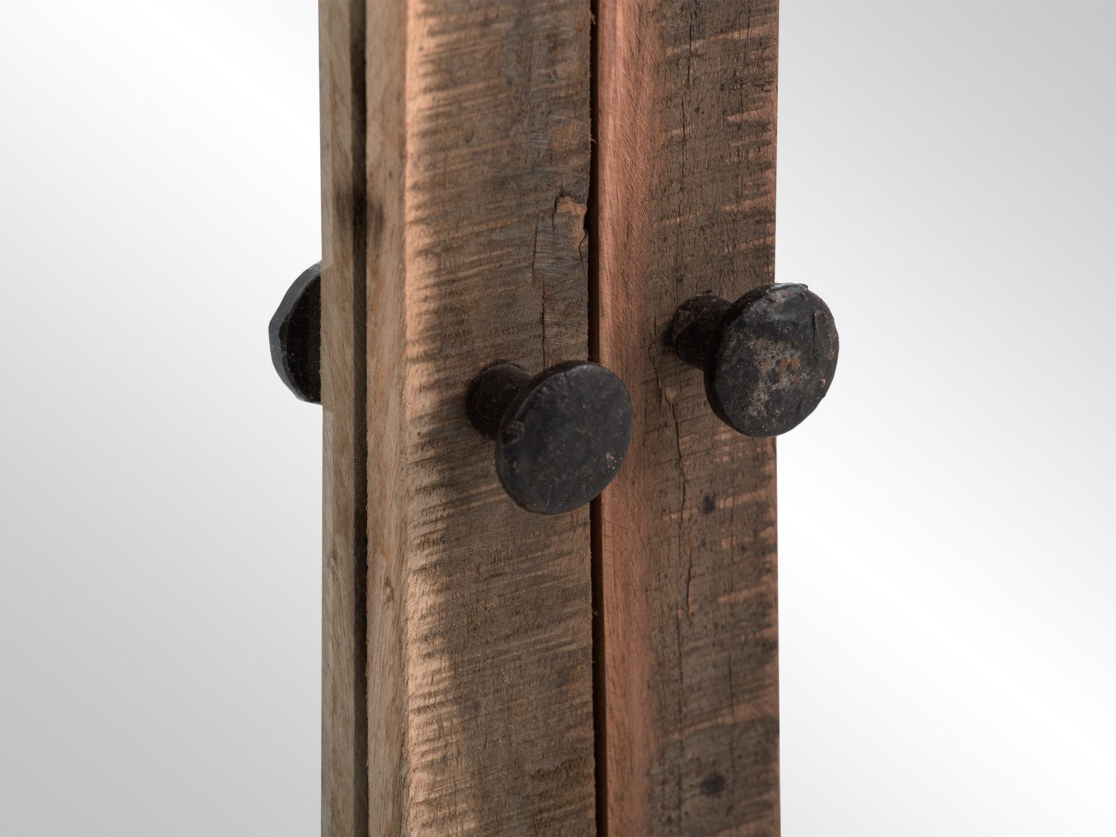 massivum Badezimmerspiegelschrank Sumatra, Chalet Style Altholz rustikal