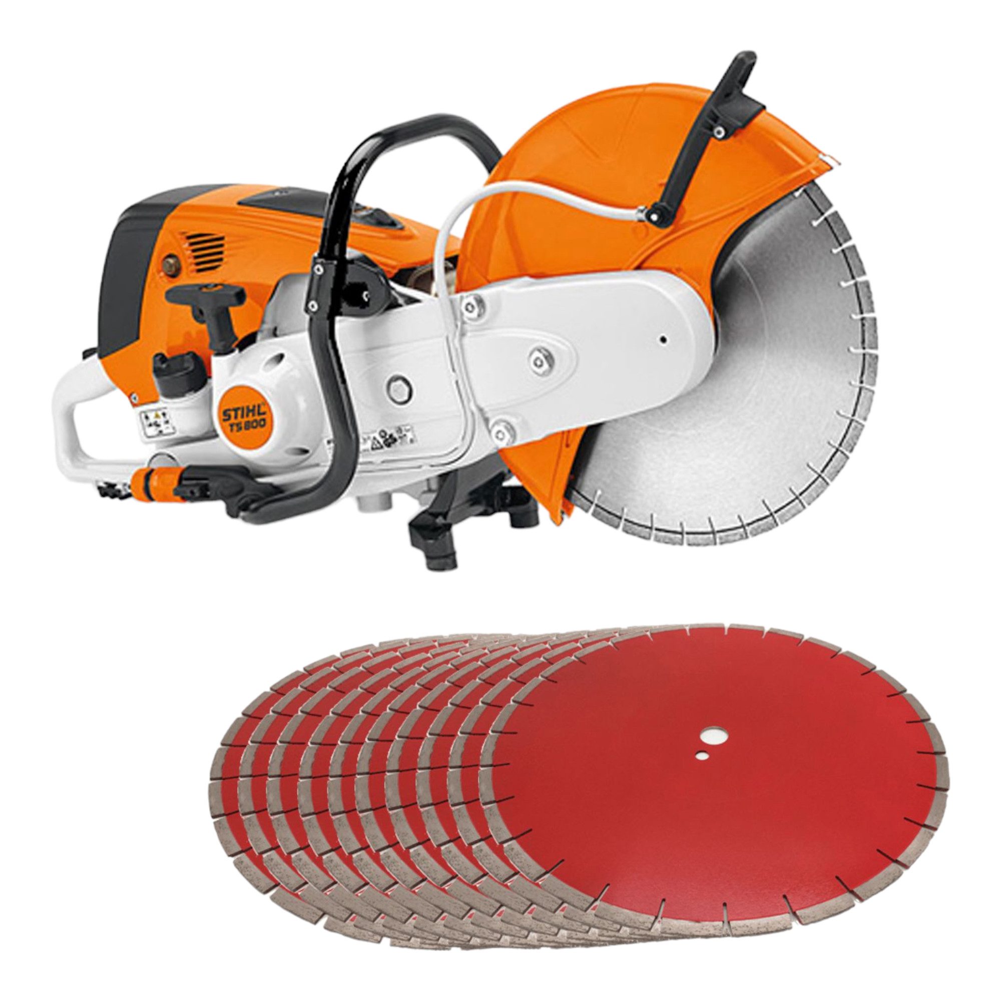 STIHL Trennschleifer Stihl TS 800 + 10x Diamantscheiben 400mm