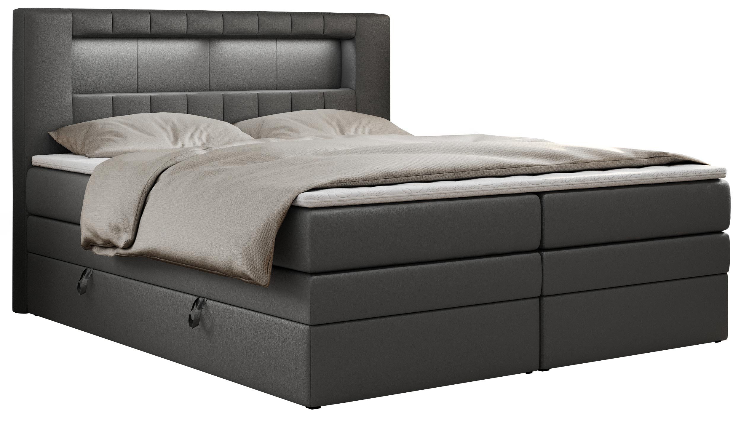 MKS MÖBEL Boxspringbett GOLD 5 KING günstig online kaufen