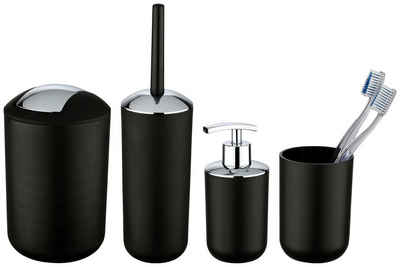 WENKO Badaccessoire-Set Brasil, Set, 4 tlg., aus bruchsicherem Spezialkunststoff