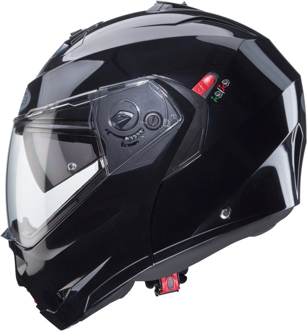 Caberg Motorradhelm Duke X Smart Klapphelm (waschbar), integriertes Sonnenvisier,vorbereitet für Kommunikationssystem