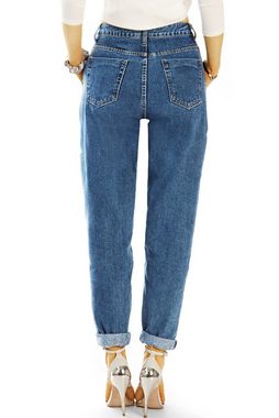 be styled High-waist-Jeans Mom Jeans Boyfriend High Waist Hose - Locker Bequem - Damen - j25r-4 High Waist, 5-Pocket, mit Stretch-Anteil