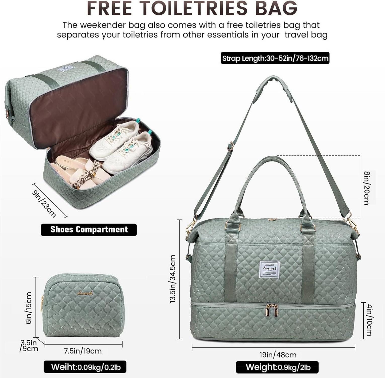 LuxusKollektion Reisetasche Sporttasche Damen Groß Weekender günstig online kaufen