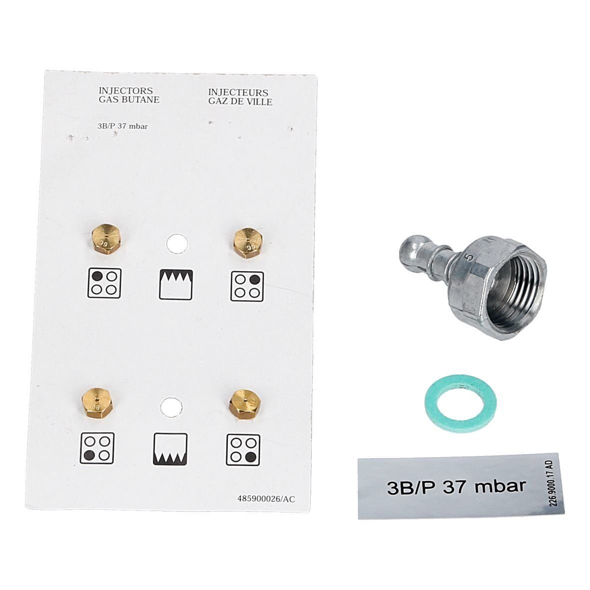 easyPART Montagezubehör Backofen wie Beko 4431900096 Düsen G30-37 für Kochstellen, Backofen / Herd