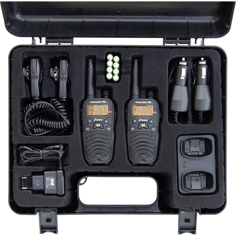 Funkgerät freecom 700 Funkkoffer - PMR-Handfunkgerät - schwarz