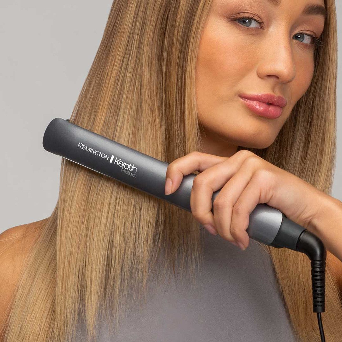 Remington Glätteisen S8598 Keratin Protect, Glätteisen, 5 Temperaturstufen, Schnellaufheizung, Überhitzungsschutz – Bild 5 von 5