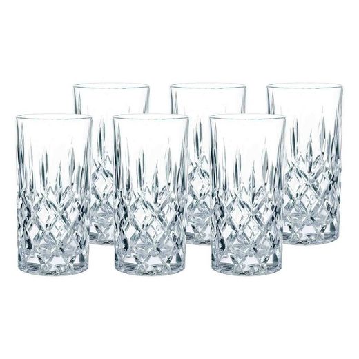 Nachtmann Longdrinkglas »NOBLESSE Longdrinkgläser 375 ml 6er Set«, Glas