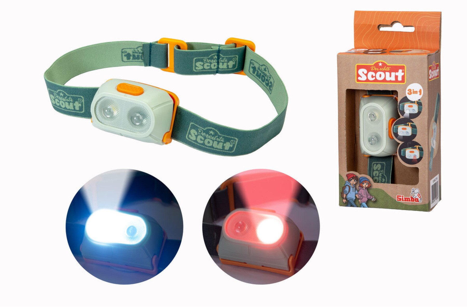 SIMBA Stirnlampe Outdoor Forschen und Entdecken Scout Stirnlampe 109452716