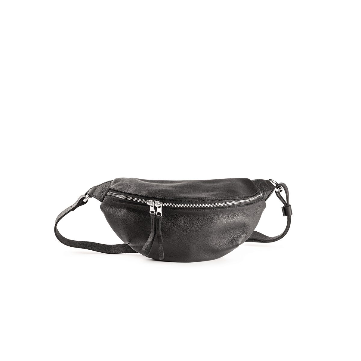 Harold's Abendtasche Hüfttasche aus Leder, schwarz.