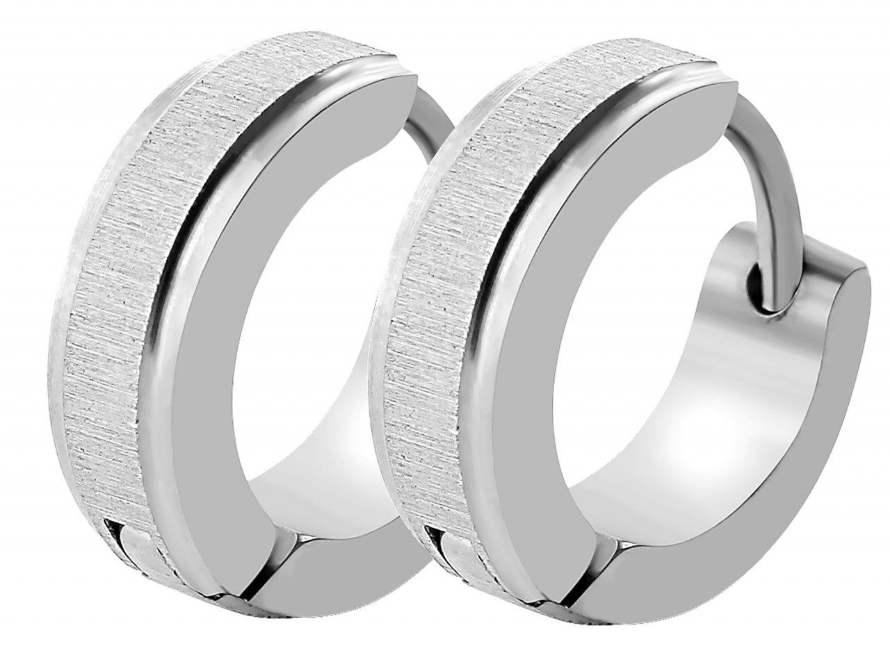 Adelia´s Paar Creolen Damen Creolen aus poliertem Edelstahl Ø 9 mm günstig online kaufen