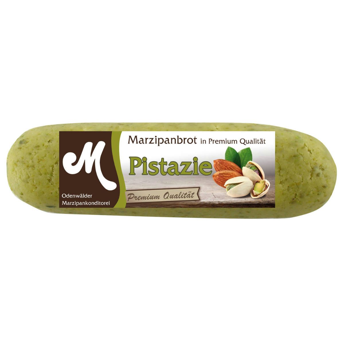Odenwälder Marzipankonditorei Süßigkeit, Odenwälder Marzipan Brot Pistazien köstliches Edelmarzipan 95g