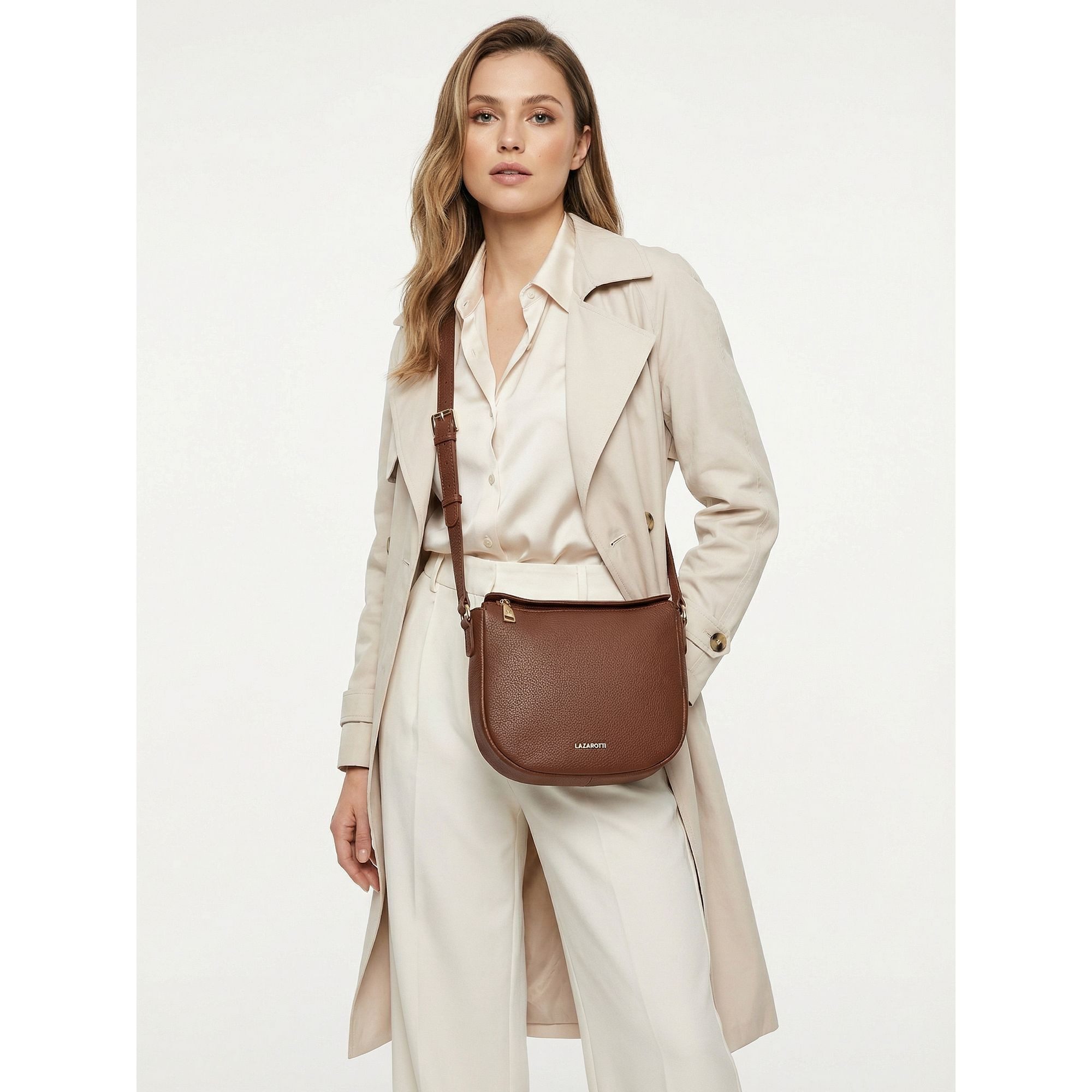 Lazarotti Umhängetasche Bologna Leather, Leder günstig online kaufen
