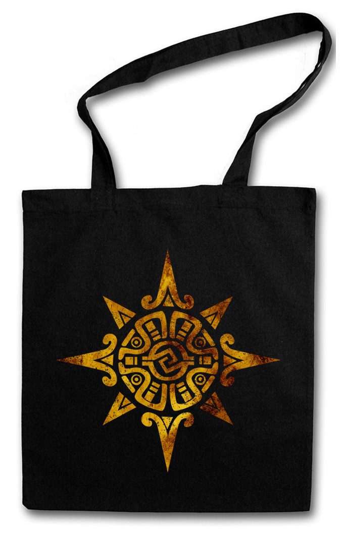 Beuteltasche Aztec Power Stofftasche Ureinwohner Indian American Azteken