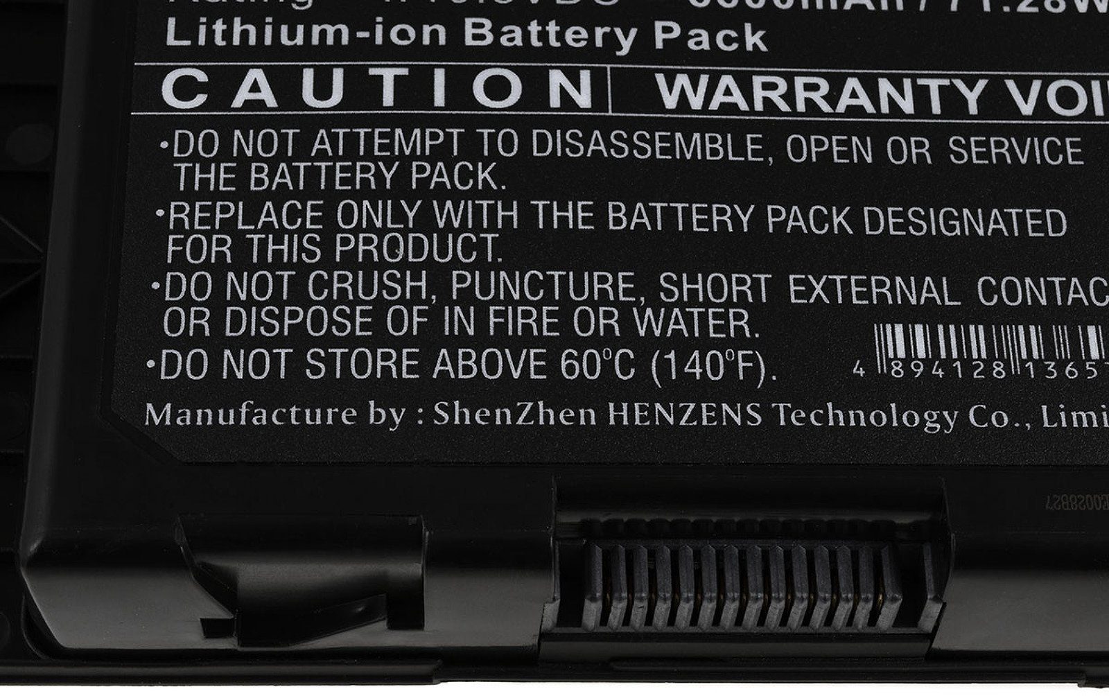 Powery Akku für Dell Alienware M17x R4 Laptop-Akku 7800 mAh (11.1 V)