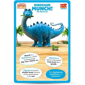 Winning Moves Spiel, Kartenspiel Top Trumps Juniors - Dinosaur Roar! (englisch), englische Ausgabe